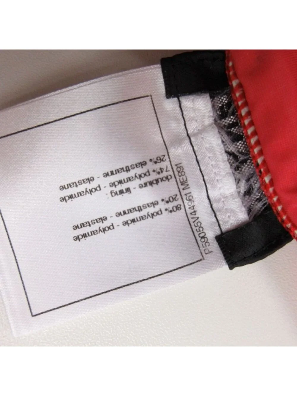 Chanel Pants Coco Beach Collection Swimwear CC Logo Plaid Red